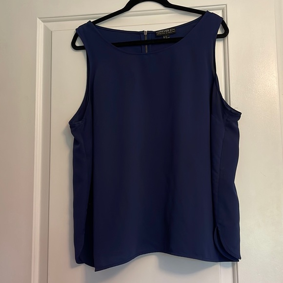 Forever 21 Tops - Navy blue sleeveless blouse